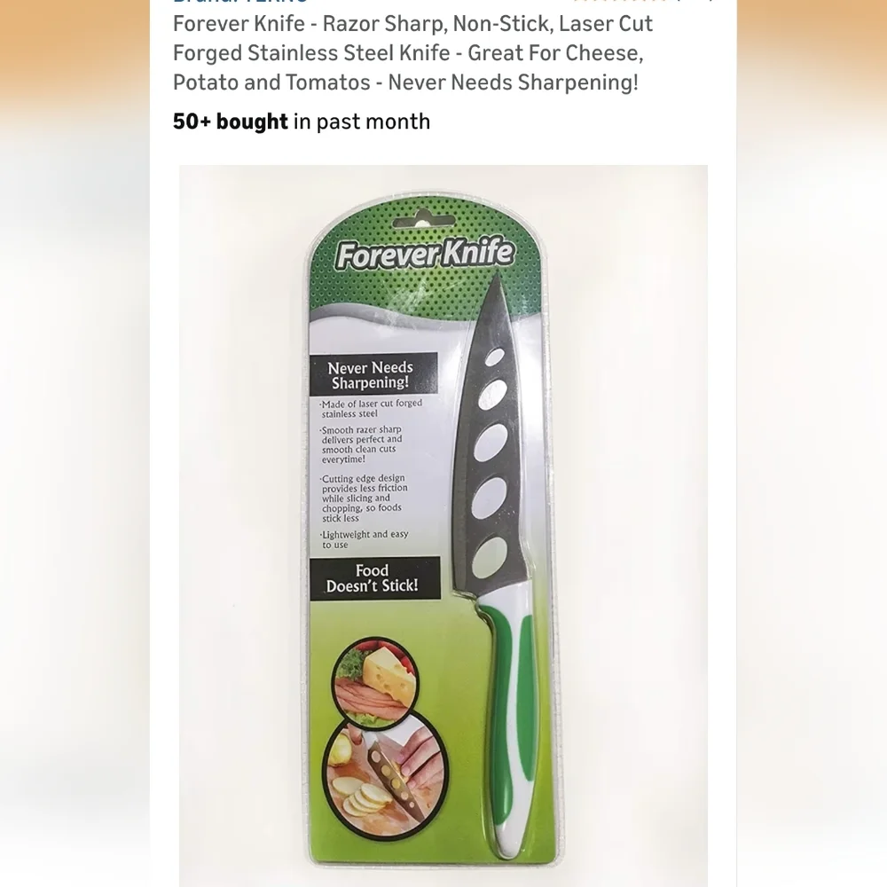 Green Kitchen Forever Knife